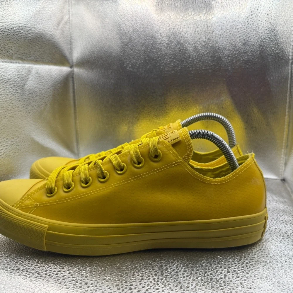 Size 9M/11W Converse Chuck Taylor All Star Low Yellow Mens Sneakers 153806C - Picture 7 of 10